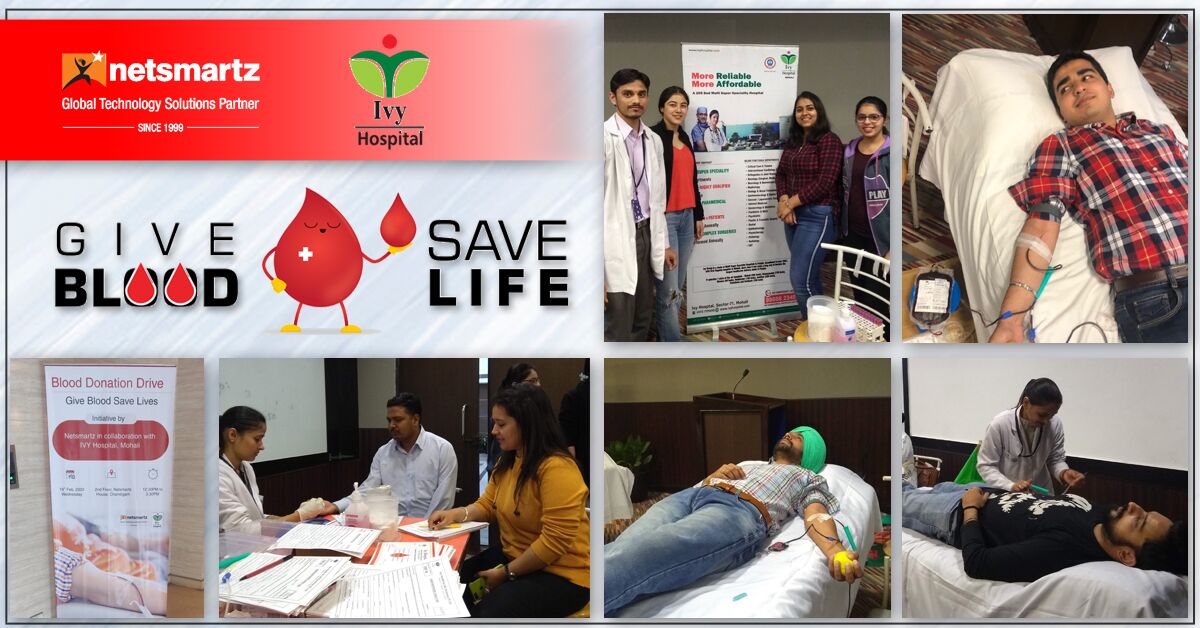 Blood Donation Camp at Netsmartz